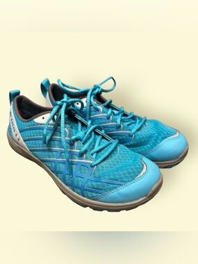 Merrell Barefoot Aqua‎ Teal Athletic Running Shoes Sneakers